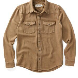 Outerknown Chroma Westerly Blanket Shirt - Chestnut - L LARGE - MSRP $168
